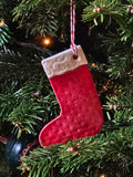 Christmas Stocking Tree Decoration - Studio Seconds