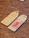 Ceramic Christmas Gift Tags - Studio Seconds