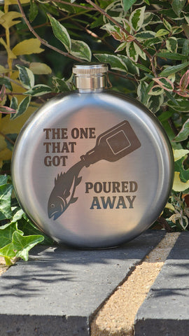 The one that got poured away - Fishing 5oz Hipflask